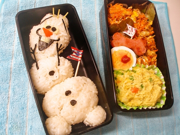 クリスマス☆オラフ弁当