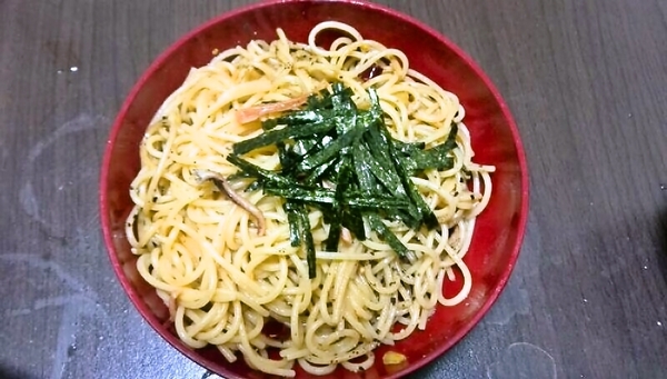 スルメのスパゲティ