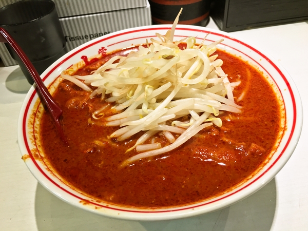 蒙古タンメン中本にて。