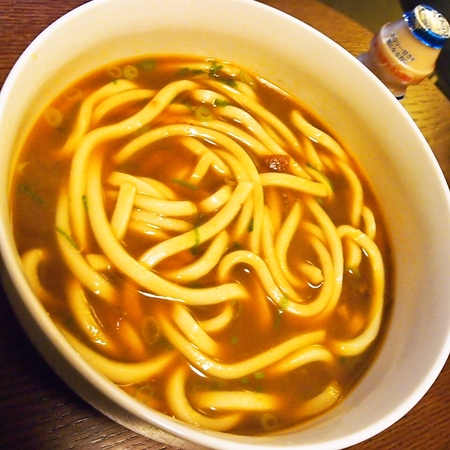 カレーうどん。