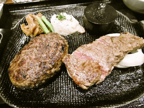 腰塚ハンバーグ&ステーキ 自由が丘正面口でランチ♪