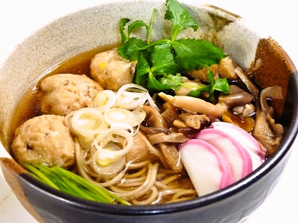 鶏つくね蕎麦