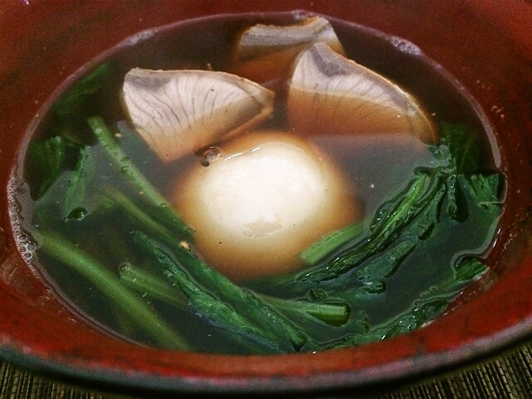 自家製 塩ブリの雑煮