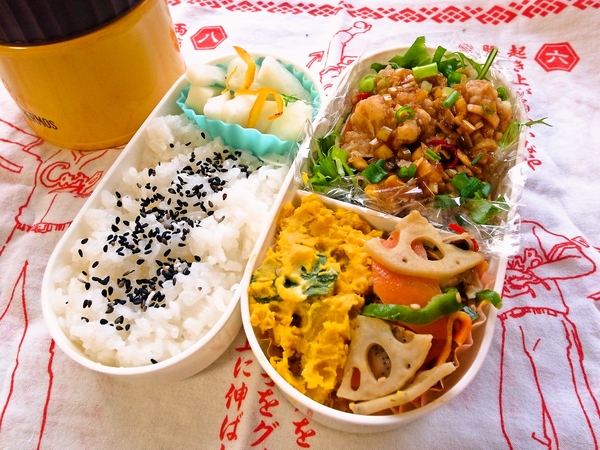 鶏のからあげねぎソース弁当