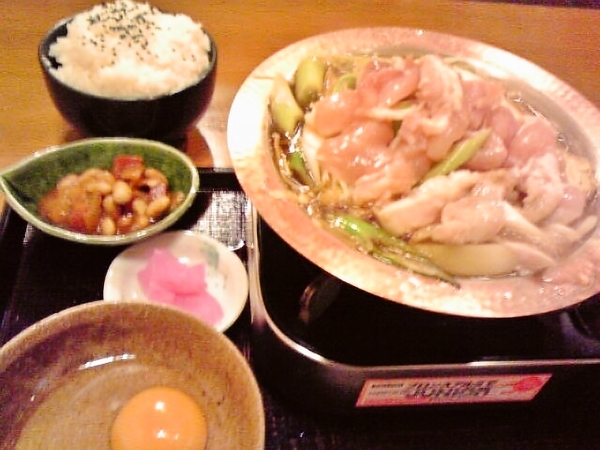 鶏すき定食