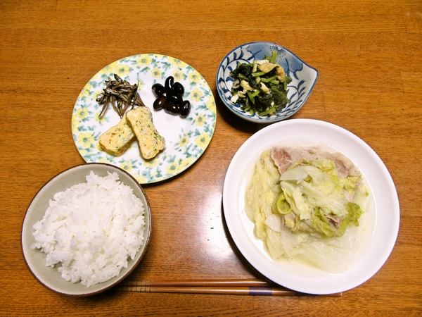 2016-01-18 夕食