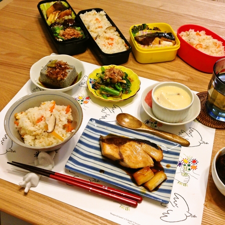 晩御飯と明日のお弁当