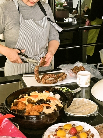 小薇先生の自家製広東式ソーセージ♪