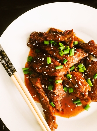Sesame beef