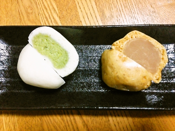 ずんだまんじゅう・仙台味噌まんじゅう