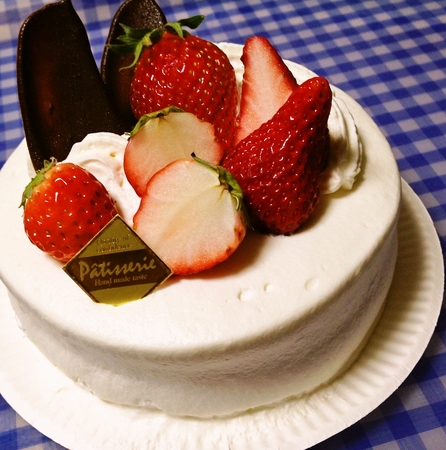 元パテシエさんに頂いたケーキ