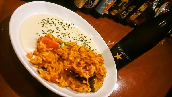 自家製クラフトビアカレー@CraftbeerBar Taptime in梅ヶ丘