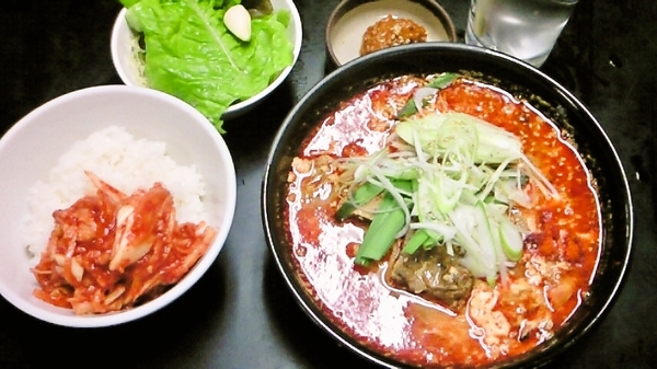 カルビーラーメン＆キムチご飯