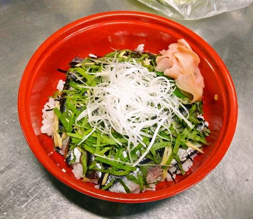 イワシの漬け丼☆