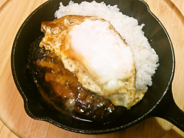 ニトスキでロコモコ