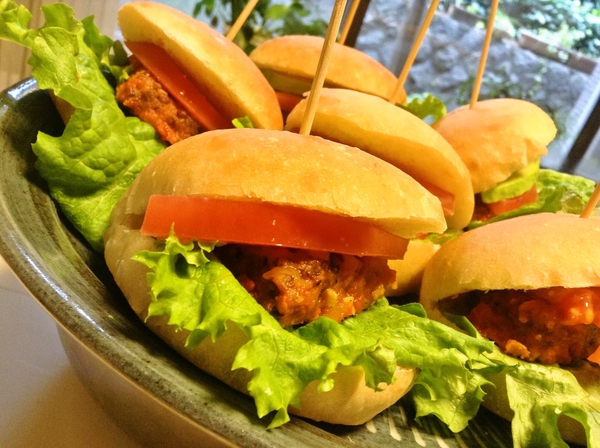 高キビ（雑穀）未来食つぶつぶ流ベジハンバーガー