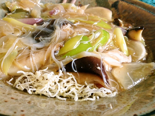 玄米ビーフン簡単あんかけ