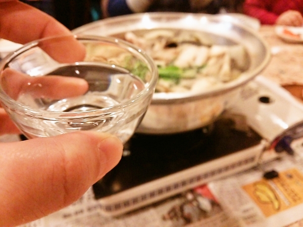 日本酒に鍋♪