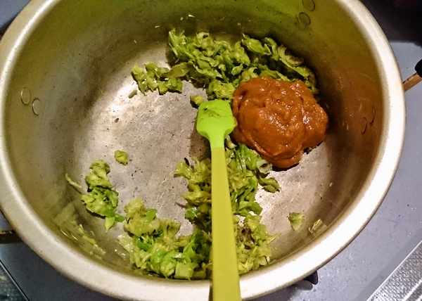 ふき味噌なう