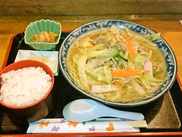 黄ぃラーメン定食＠丹波茶屋