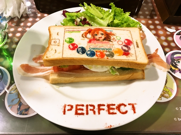 ラブライブカフェ  スクフェススマホサンド