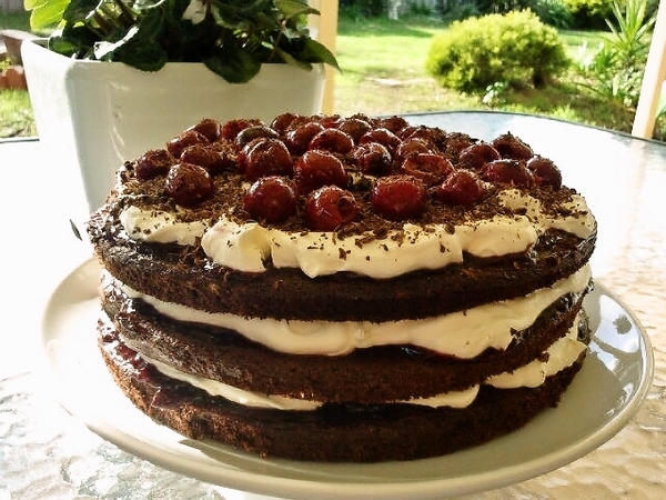 black forest gateau