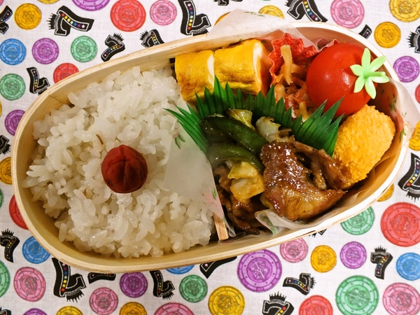 回鍋肉弁当2