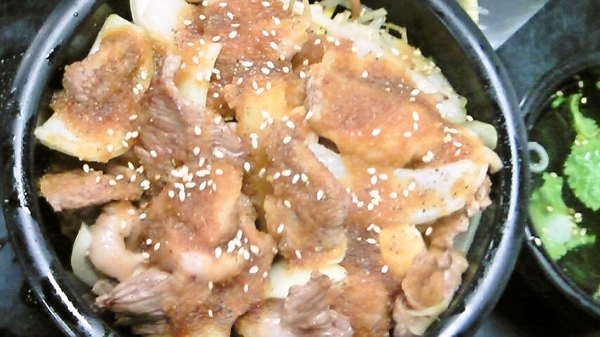 かるびー丼　お肉いっぱい(≧∇≦)b