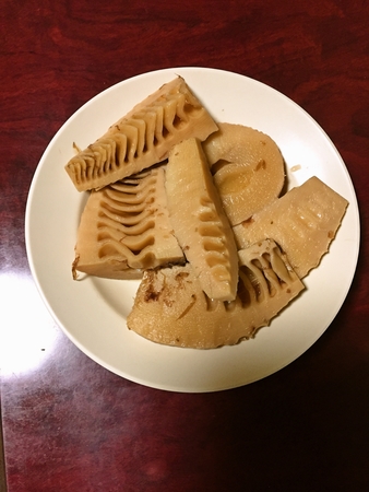 竹の子の醬油烹