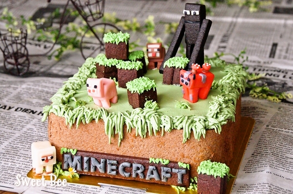 マインクラフトのケーキ