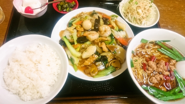 八宝菜定食