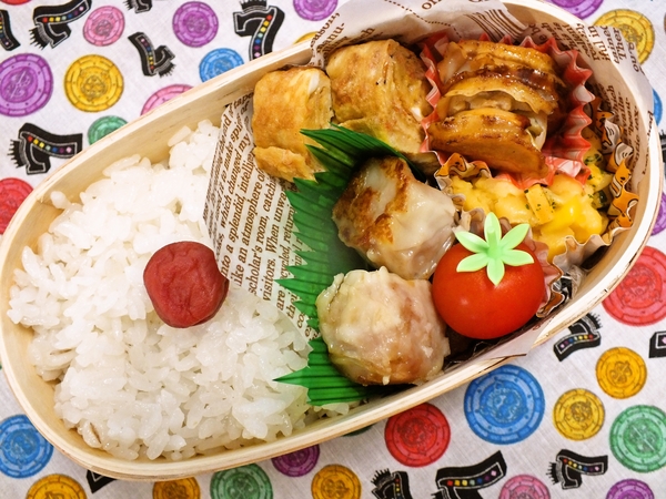 崎陽軒のシウマイとベビーホタテのバター醤油焼き弁当２