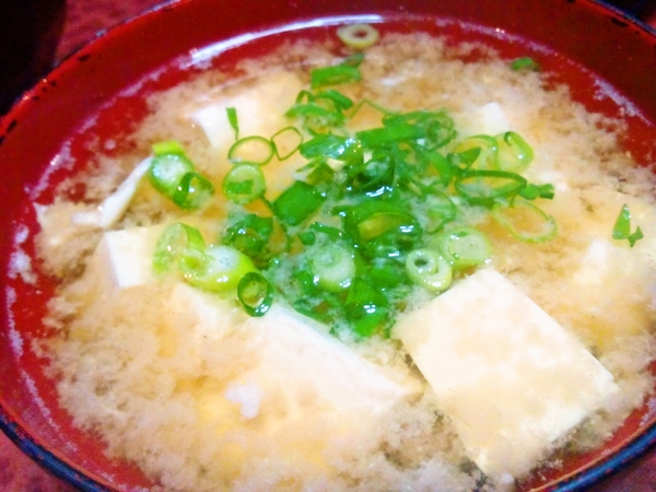 一杯のお味噌汁♪