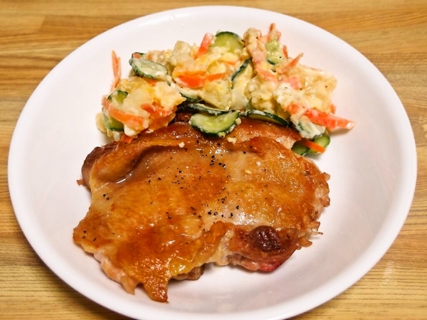 チキンソテー＆ポテサラ