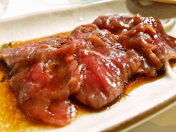 ラム肉のお刺身