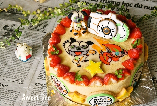 カミワザワンダの誕生日ケーキ♪