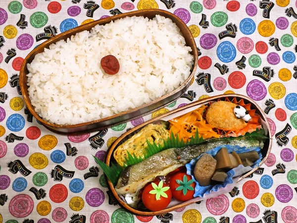 鱈のバジルオイル焼き弁当