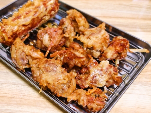 豚肉と紅しょうがの天ぷら