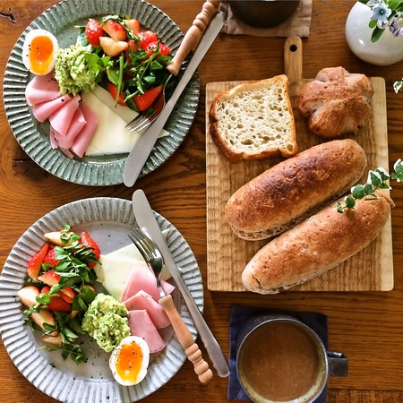かどまさや玄米赤飯゜のある食卓♪