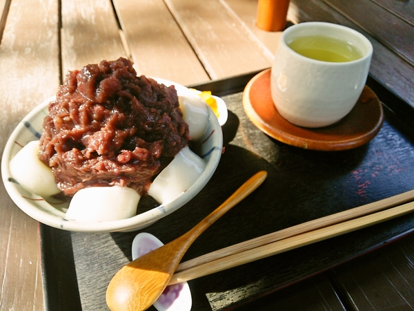 冷やし白玉ぜんざい