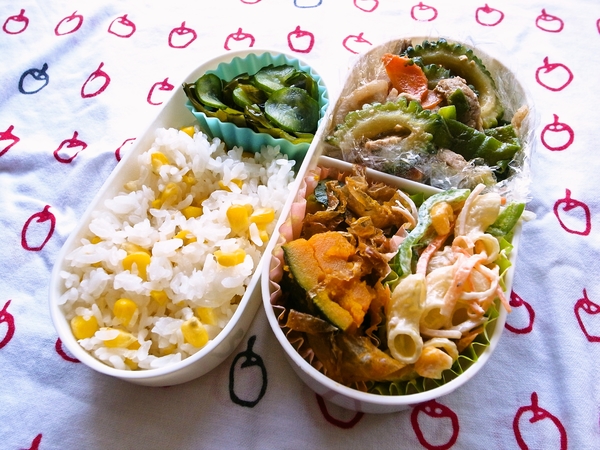 ゴーヤの味噌炒め弁当