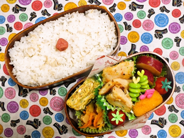 白身魚のバターソテー弁当