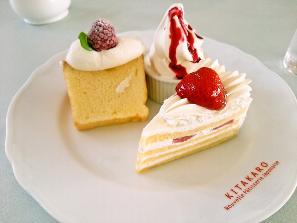 北菓楼札幌本館のケーキセット