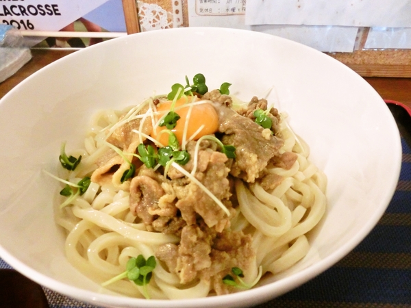 生姜焼きうどん