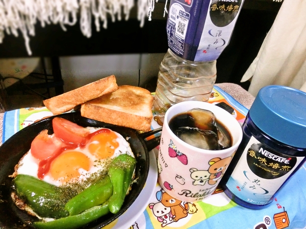 ごく一般的な朝食