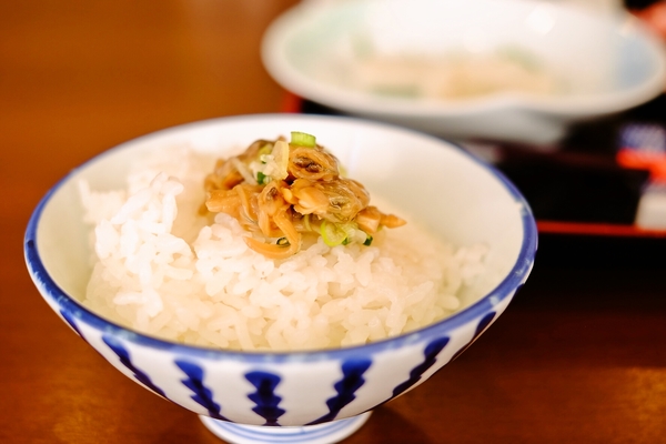 あさりの佃煮御飯