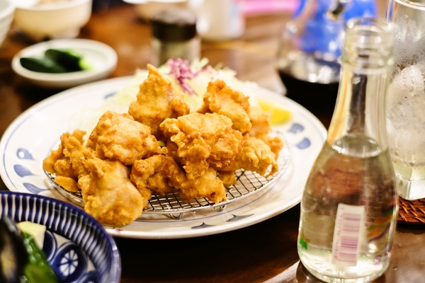鶏から＆ポン酒