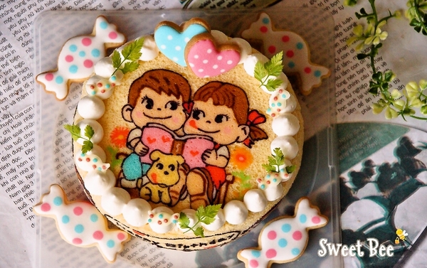 ペコちゃんケーキ♪