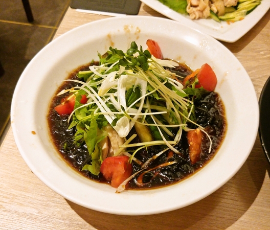 黒酢のジュレ冷麺☆