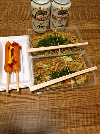 地域のお祭りで購入、うちご飯